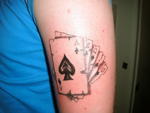 Tattoos Of Play Cards | Great Tattoos