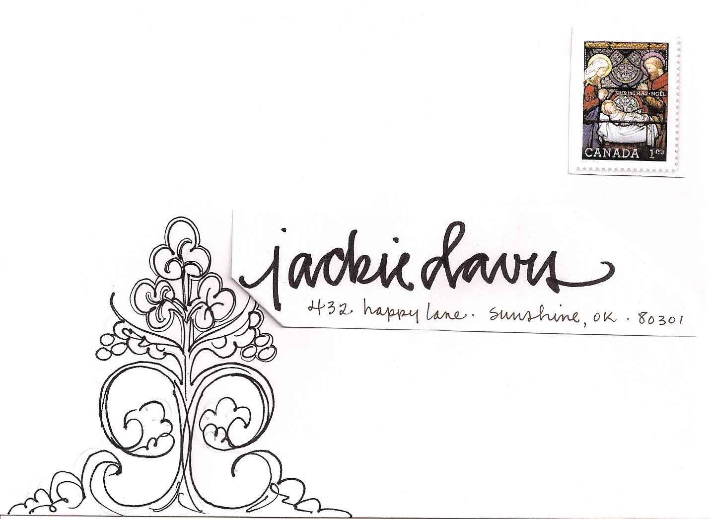 pushing the envelopes scribbly upsidedown