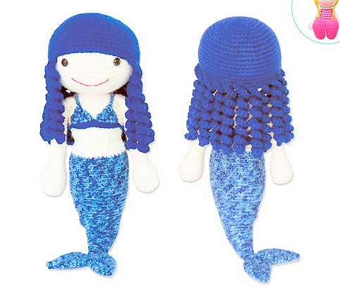 mermaid doll crochet pattern