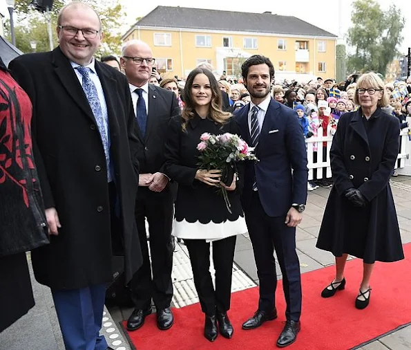 Princess Sofia wore MAYLA Daria Silk Blouse.Mayla Coat. Princess Sofia in Värmland