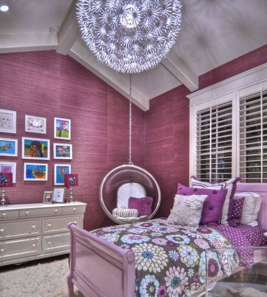 Minimalist Girls Bedroom Ideas Purple