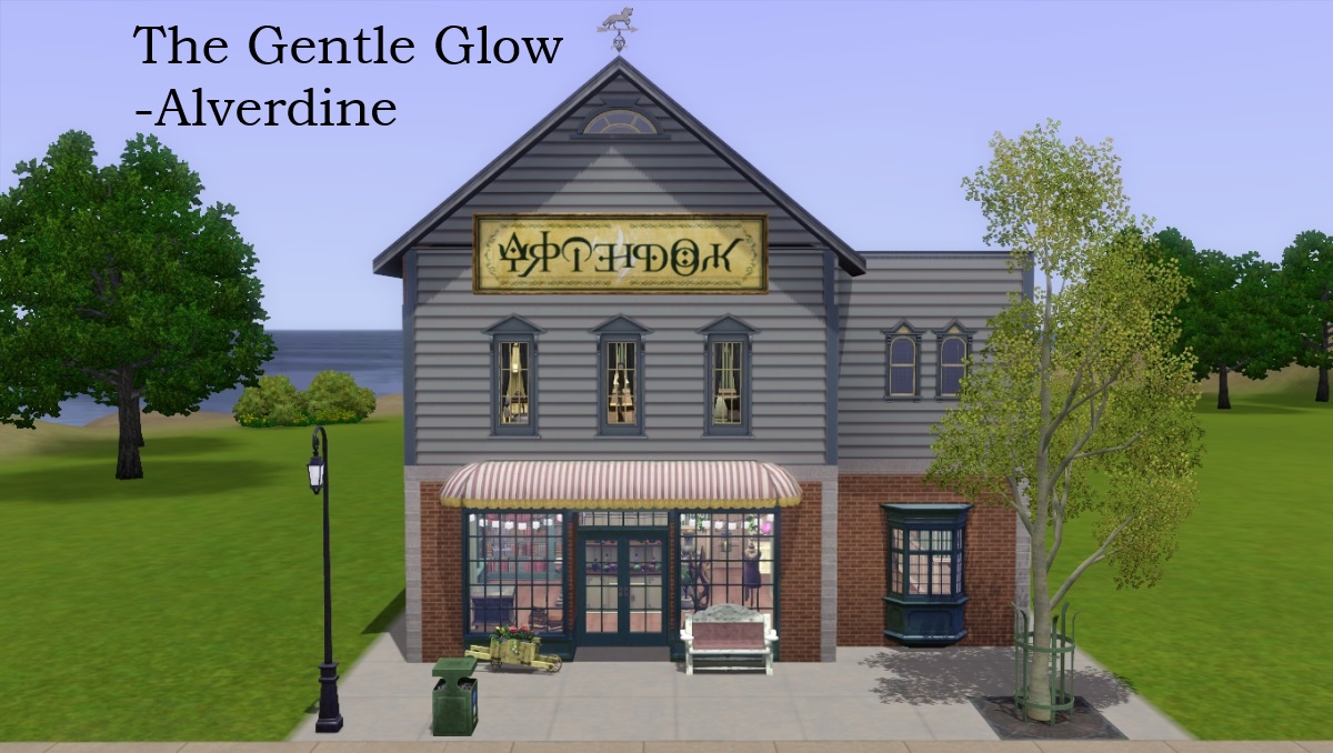 My Sims 3 Blog The Gentle Glow (New Age Elixir Consignment Store) CC