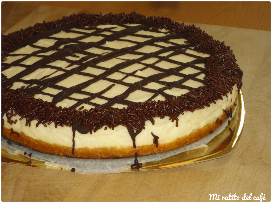 Tarta de chocolate blanco