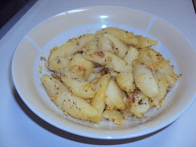 Batatas com Alho Frito