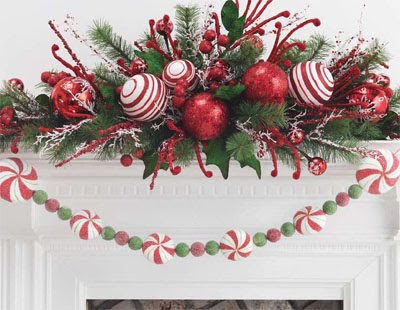 Home Christmas Decoration Christmas Decoration Candy Cane Theme