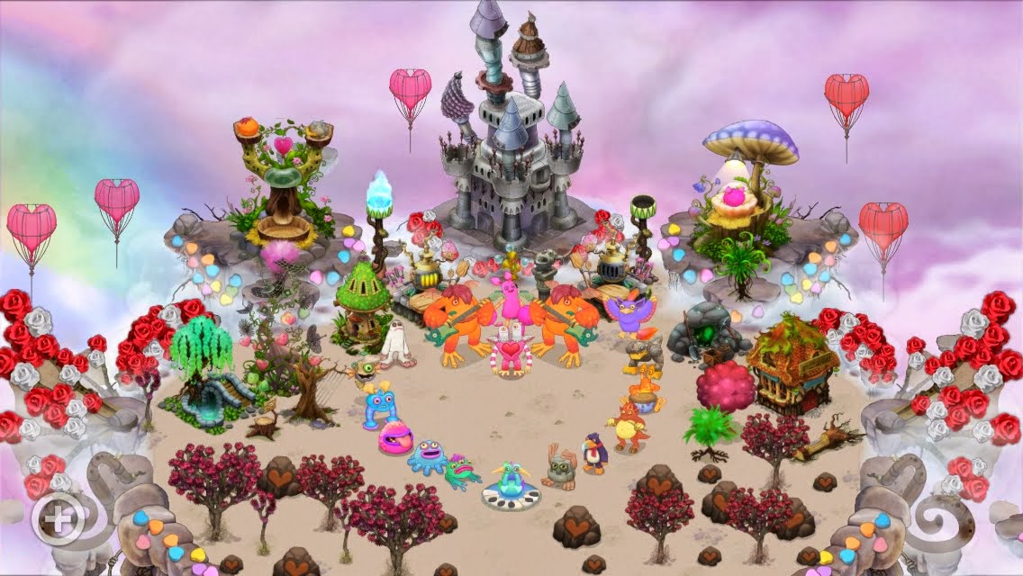 My Singing Monsters Air Island Valentines Day