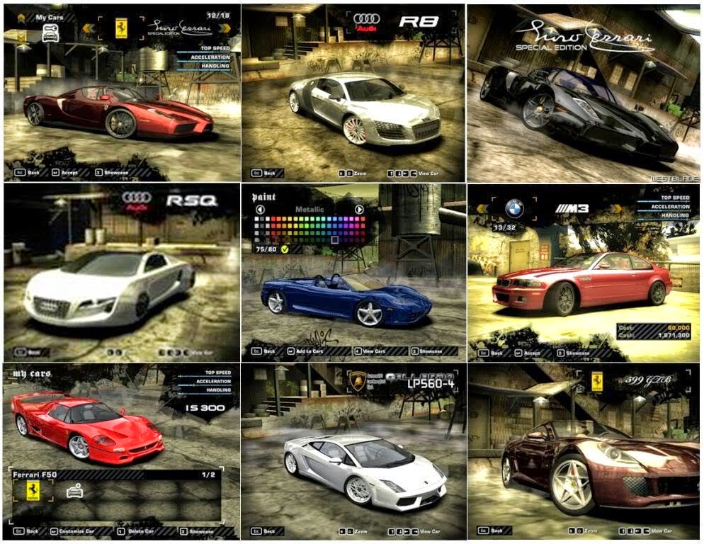 need for speed most wanted blacklists