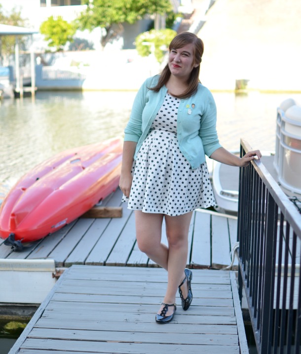 mint cardigan outfit