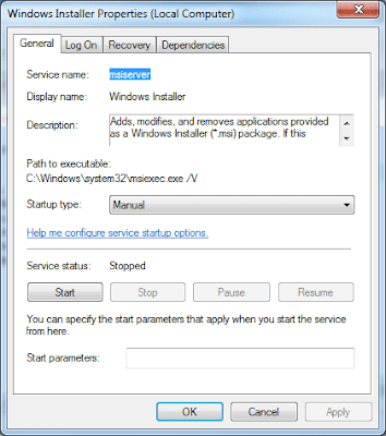 Windows Installer Service Rusak