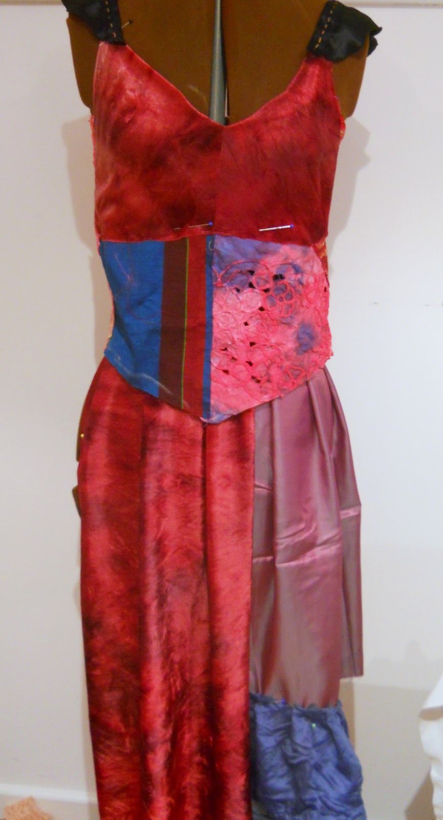 Textile Art by Claire Barrett-Smith: Fashion Design - making a dress is ...