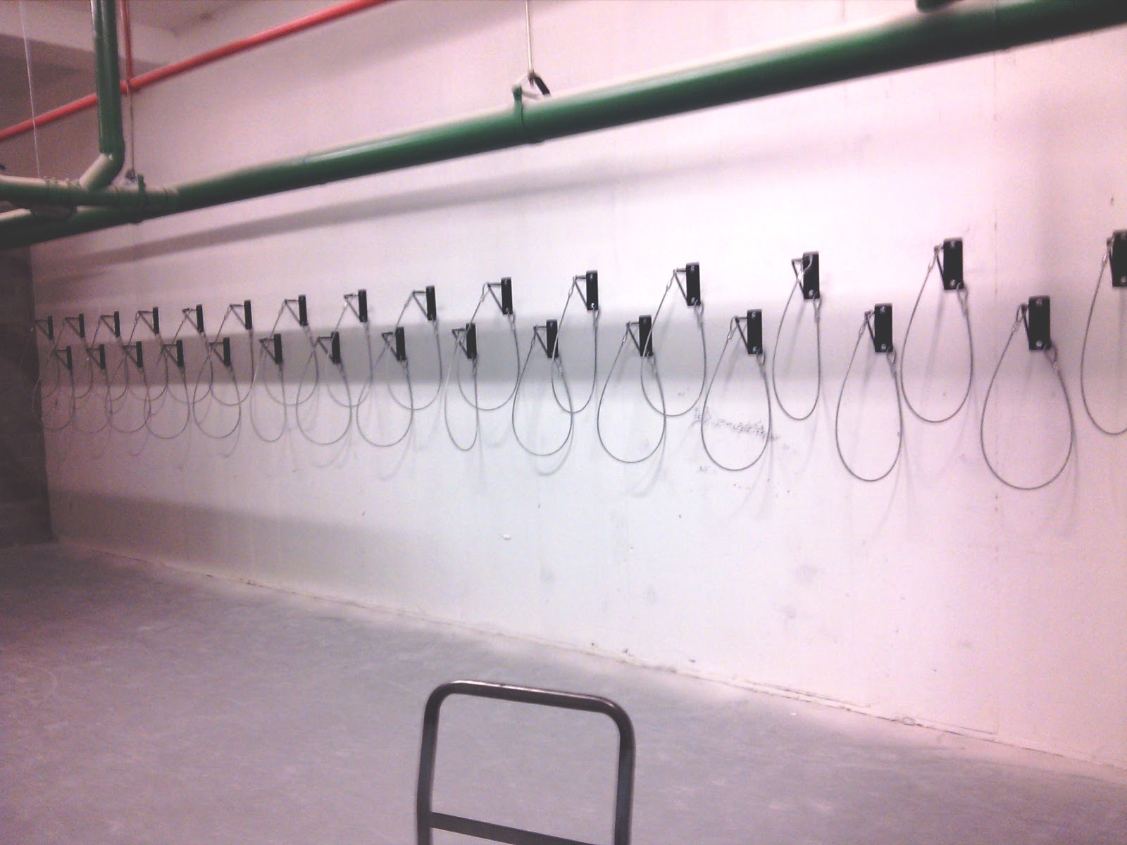 bike storage narrow hallway