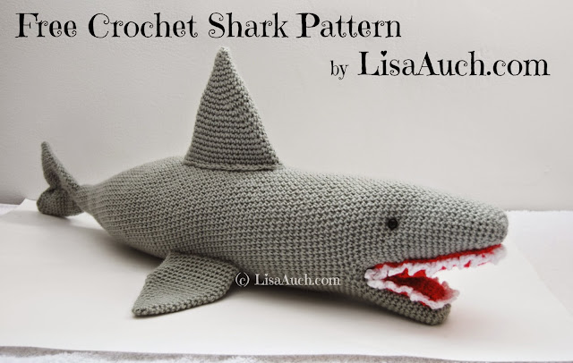 crochet shark