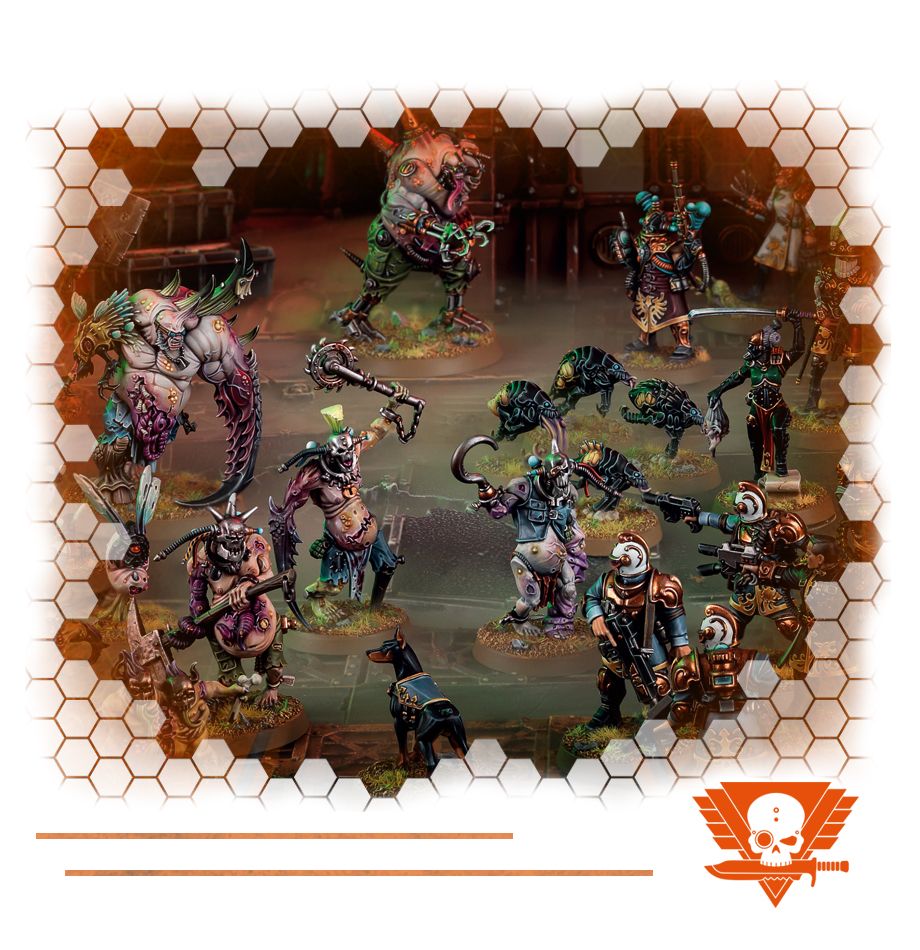 Warhammer 40,000 Kill Team - Figurines Gellerpox Infected : Mutant 2 - Games Workshop - NEUF