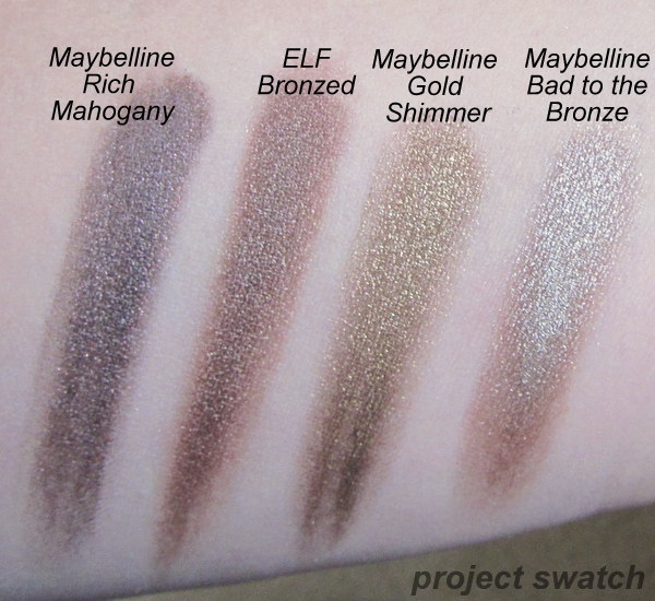 Comparison: ELF Bronzed, Maybelline Color Tattoos