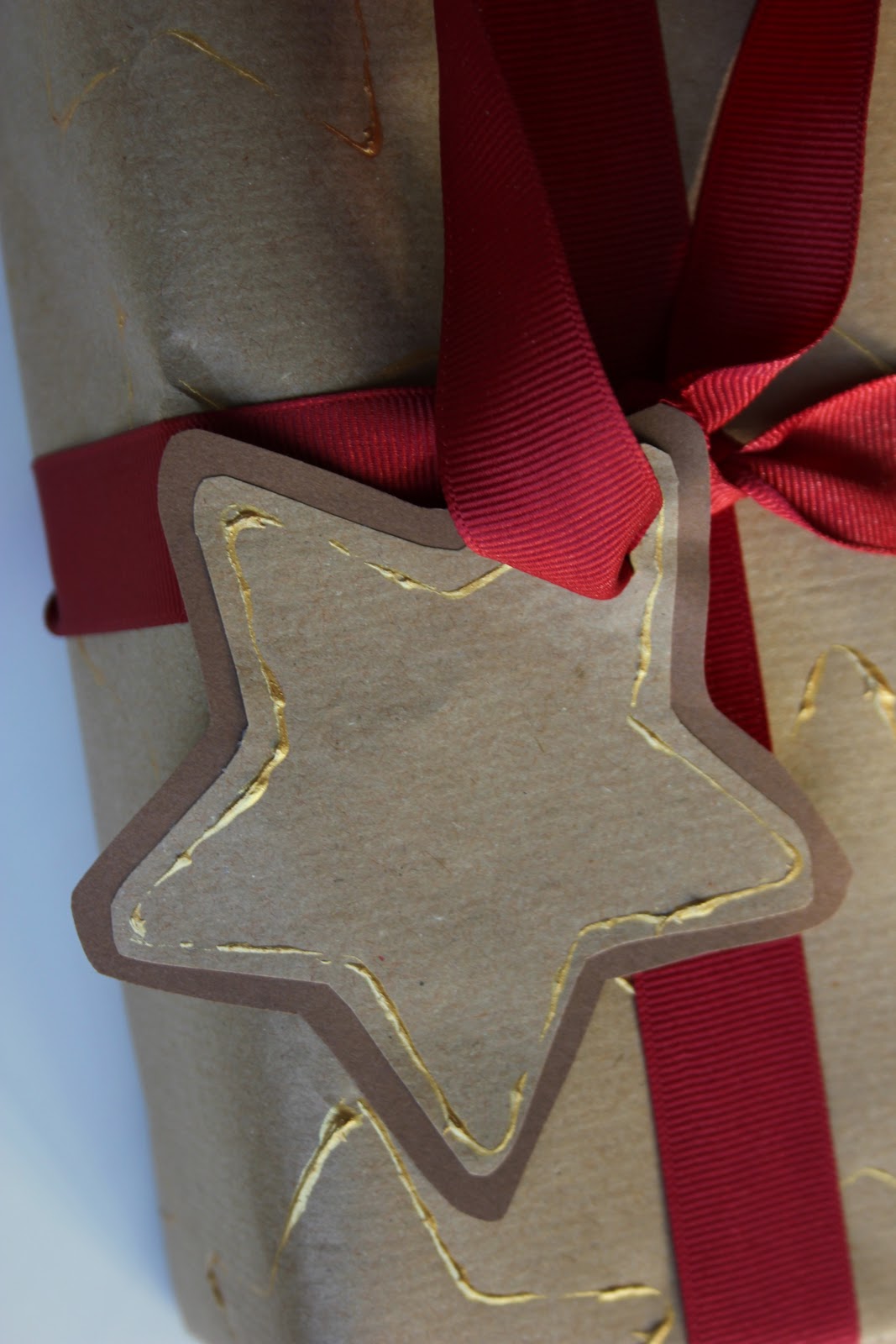 Christmas kraft paper gift tags with string solve problem of how