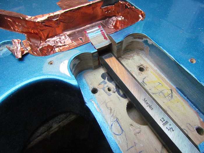 Heel Adjust Truss Rod Channel and Fret Level for the LPB Telecaster