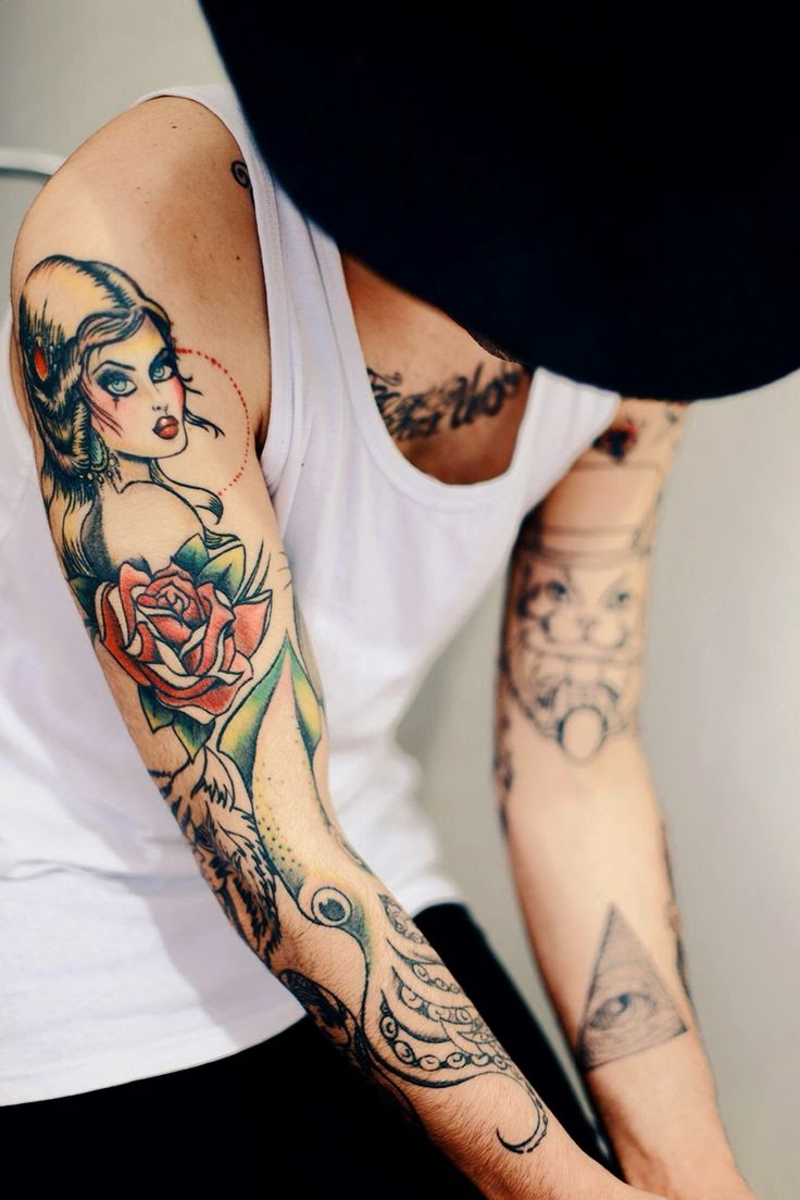 Pinup Girl Design Tattoos on Men Hand Men Hand with Tattoos of Pinup Girls, Pin Up Girls Tattoos for Men Hand, Beautiful PinUp Girl tattoo for Men, Artist, Parts,