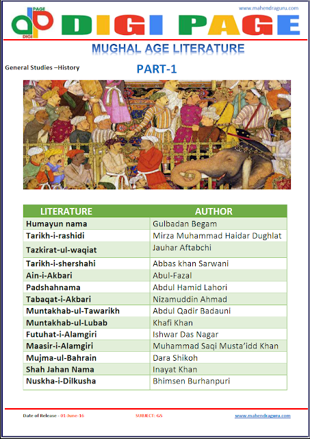 Digi Page - Mugal Age Literature