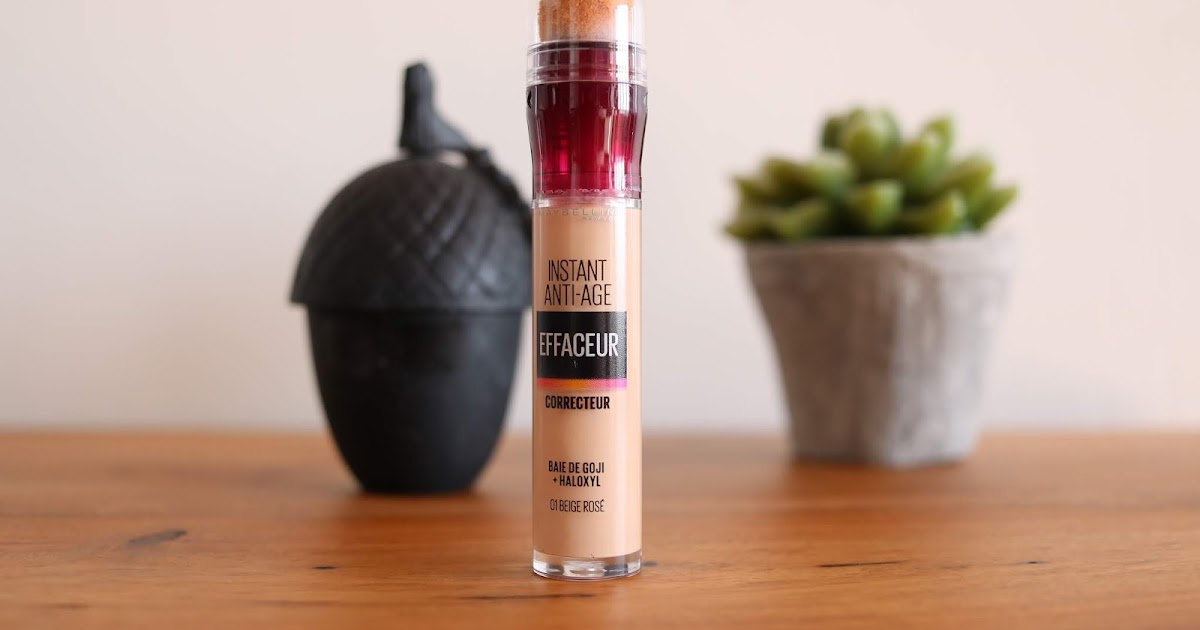 Instant Antiâge le correcteur effaceur de Maybelline 2 nouvelles teintes, mais un premier