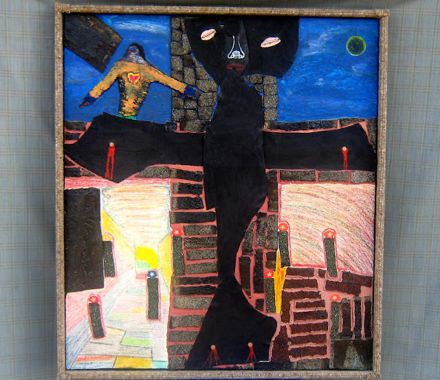 Opera d'arte, quadro, Crocifissione Bart Revolution 2005