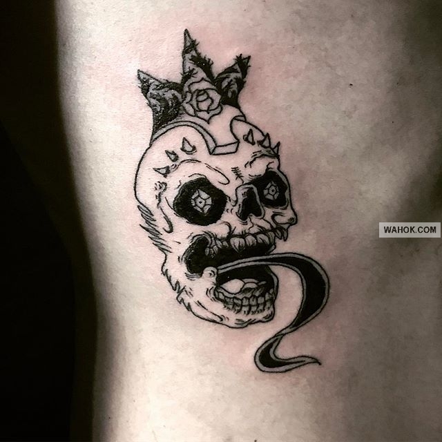 Gambar Tato 3D Keren Tengkorak Terbaru Koleksi Foto Google, Tumblr, Pinterest,instagram