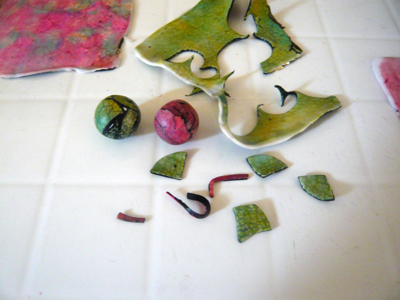 Lottie Of London's Polymer Clay Blog What to do with Alcohol Inked