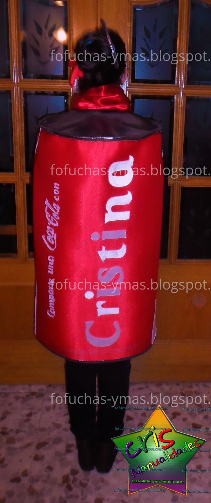 sin despierta grano CrisManualidades: Disfraz Coca-Cola