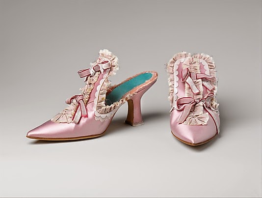 Shoes made for the film Marie Antoinette by Sofia Coppola, made by Manolo Blahnik