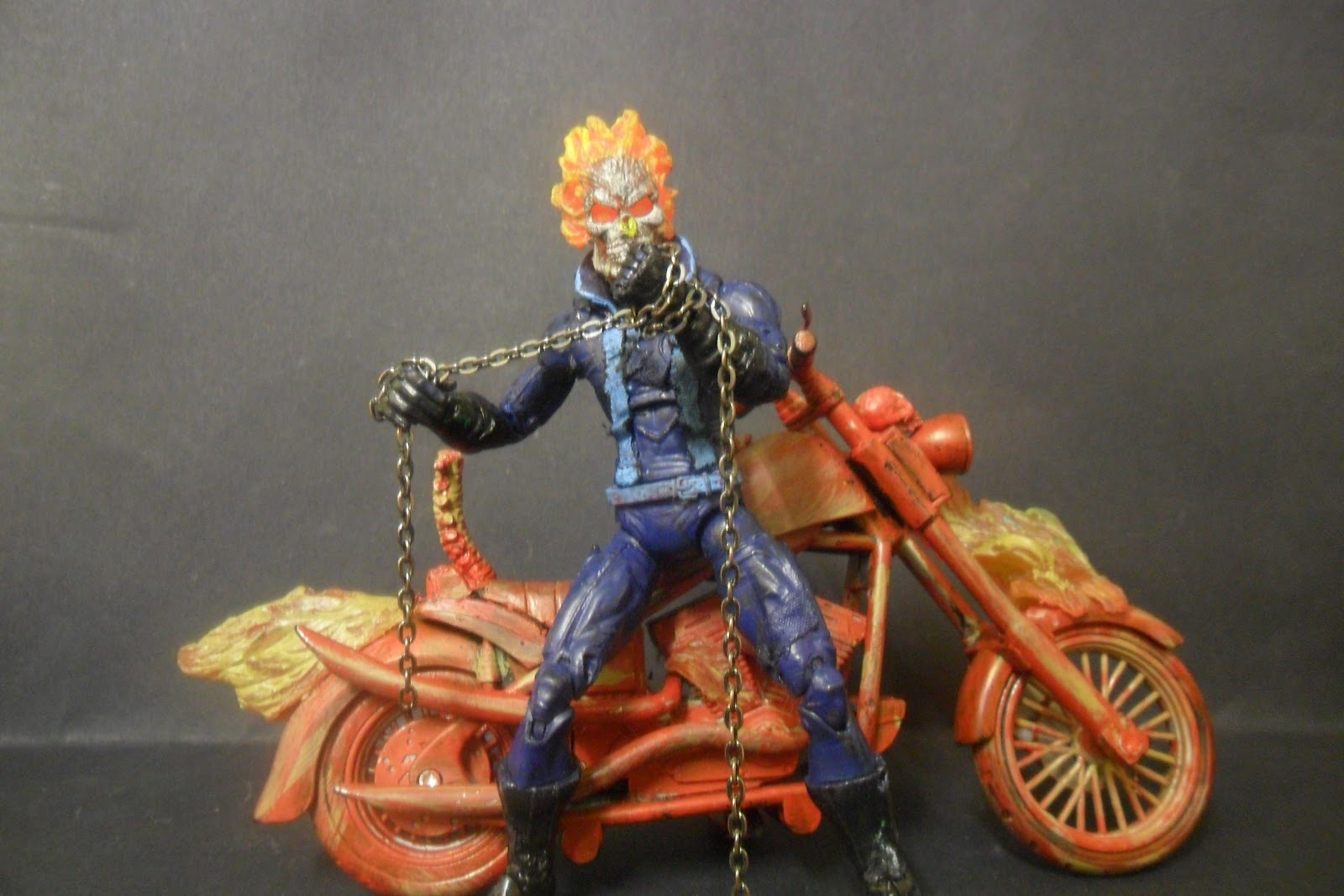 Apocalyptic Custom Designs : Marvel legends custom Ghost Rider figure