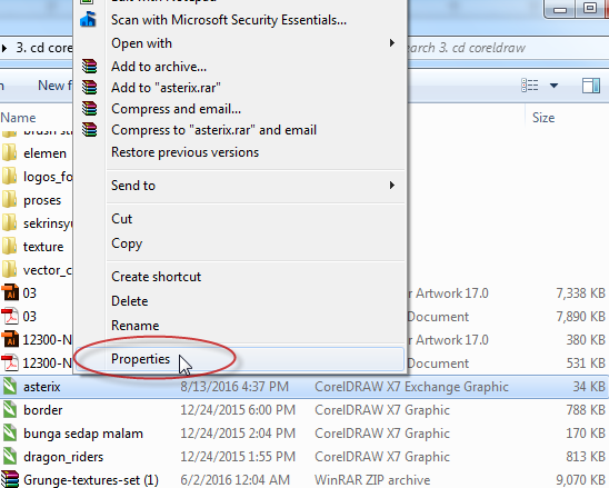 Cara Membuka File CorelDraw cdr Terbaru x7 di Versi Lama