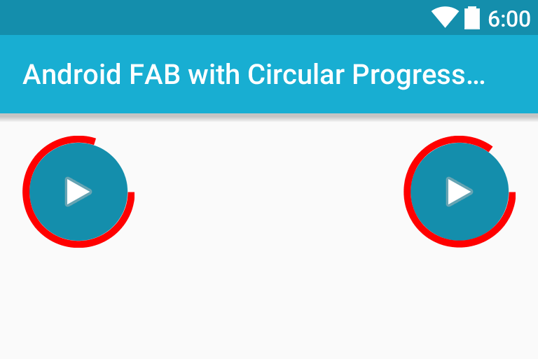Adding Circular Progress Ring to Android FAB (Floating Action Button