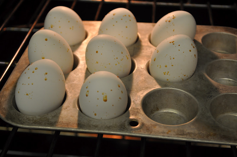 Beth's Favorite Recipes Hard Boiled Eggs from the Oven