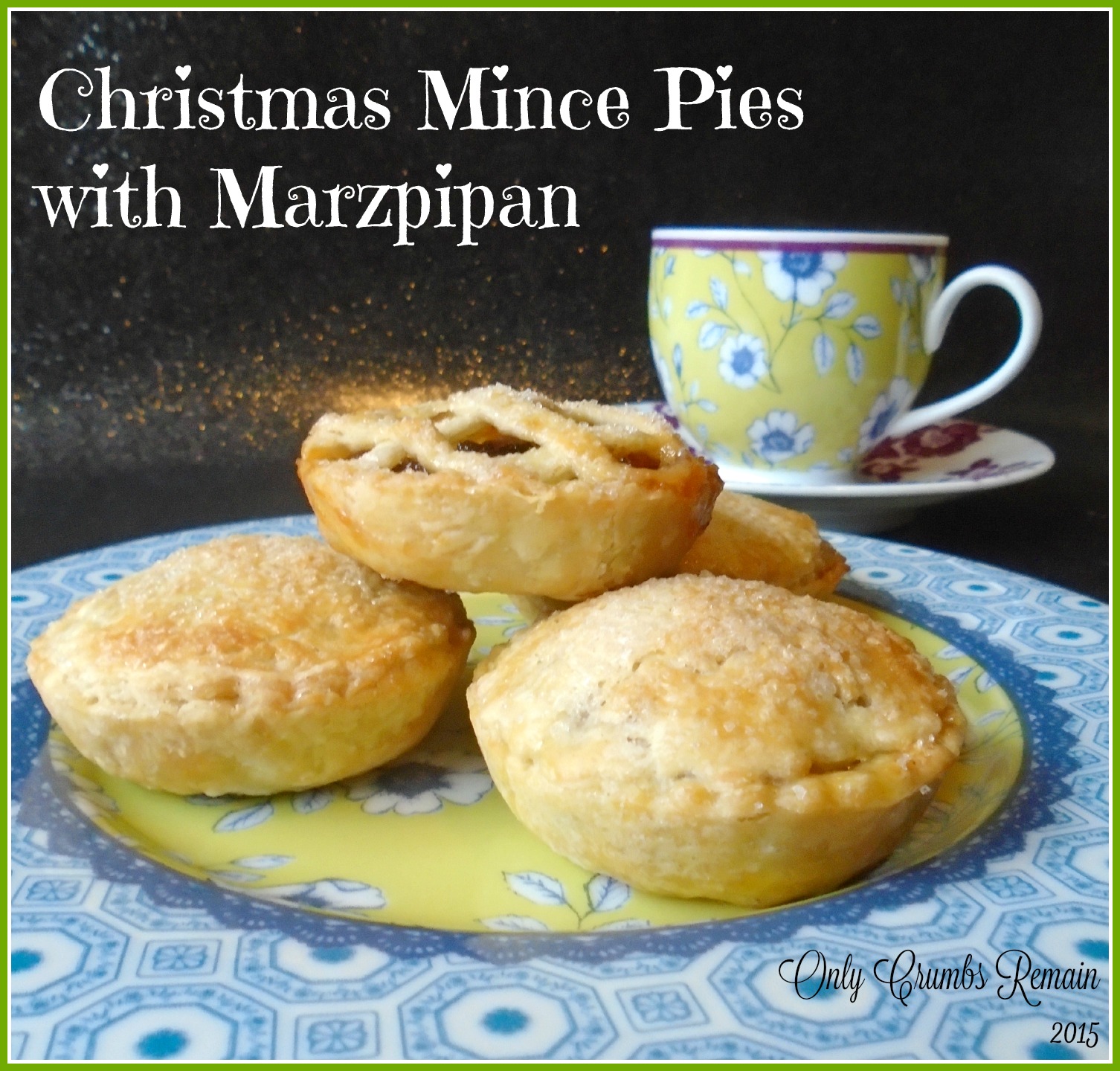 Only Crumbs Remain Christmas Mince Pies with Marzipan