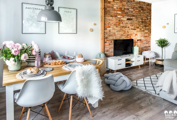 Estilo escandinavo con guiños en color pastel