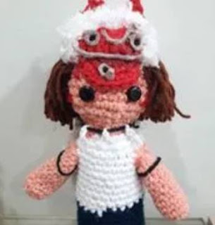 PATRON GRATIS LA PRINCESA MONONOKE AMIGURUMI 38908