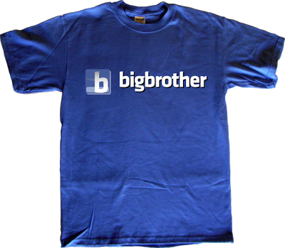 facebook social network internet 2.0 big brother george orwell t-shirt ephemeral-t-shirts