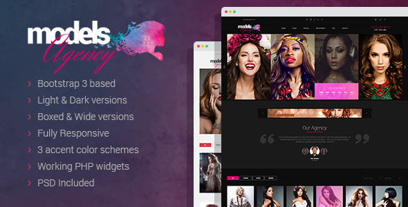Models Agency Models Portfolio Html Template Download Website Templates And Themes For Free Emmotivity