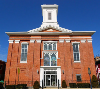 First Lutheran Church Historical Marker in Chambersburg Pennsylvania