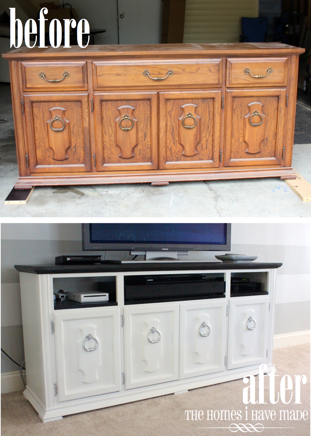 Dresser Makeover {Living Room Update} The Homes I Have Made