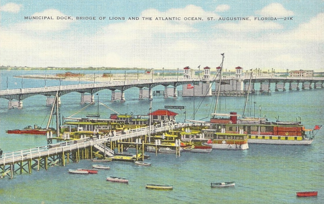 My Favorite Views Florida St. Augustine, Municipal Dock, Bridge of