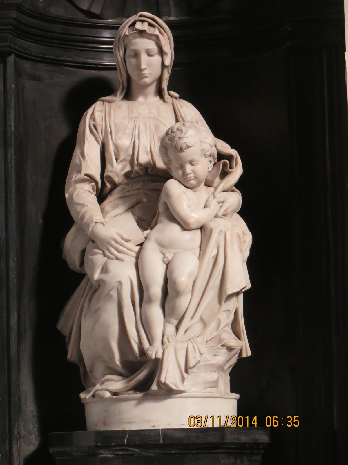 Madonna and Child at Our Lady of Brugge