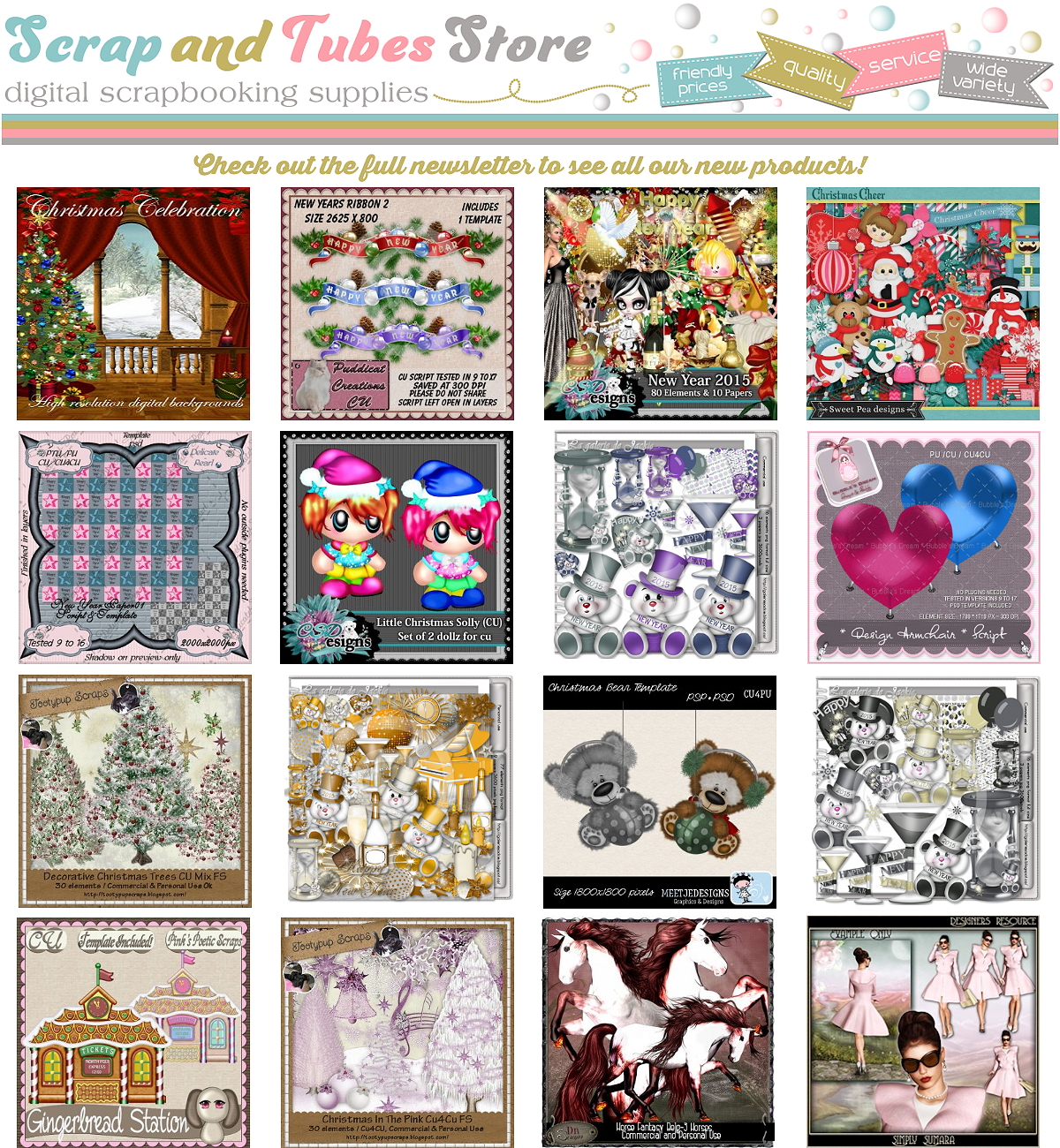NEW Products and FREEBIES at Scrap and Tubes Store | Scrap and Tubes ...