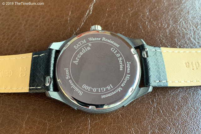 Arcadia G1.0 Graphene Field Watch case back
