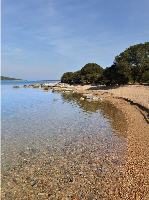 An island and a house in the Cyclades