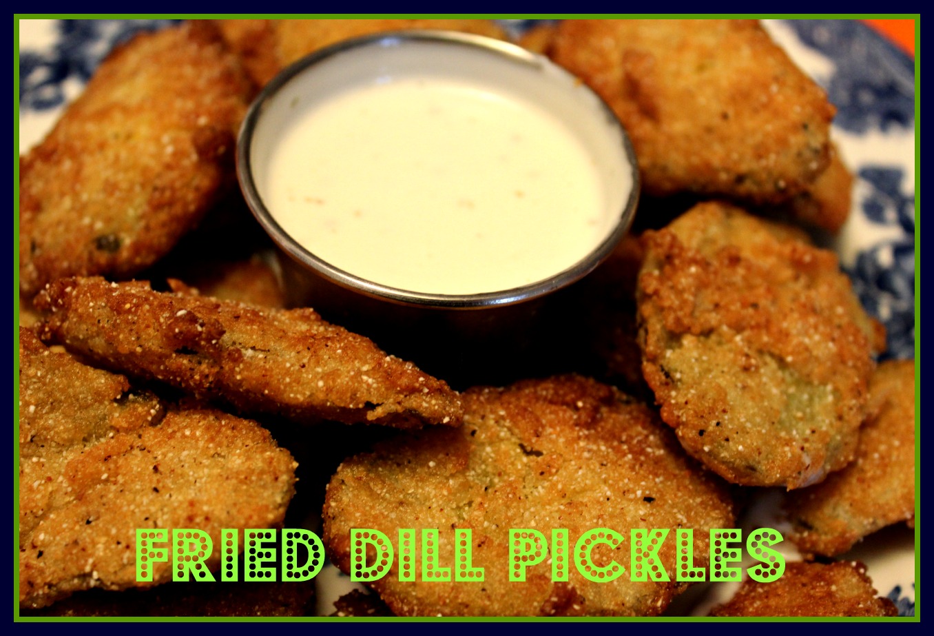 Sweet Tea and Cornbread Fried Dill Pickles!