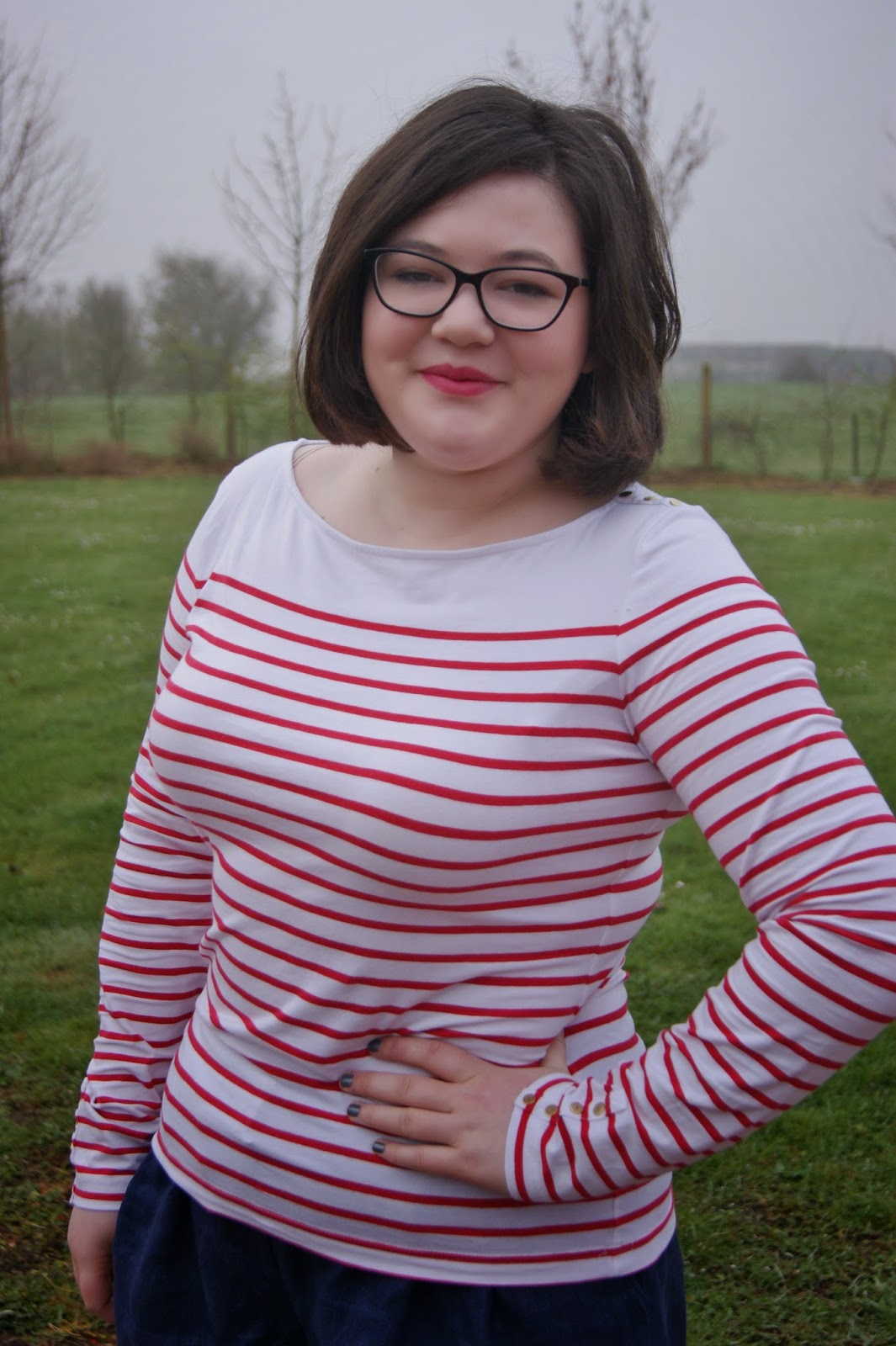 Stripes and straight hair.... - Frills 'n' Spills