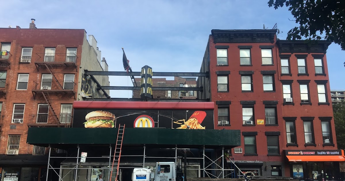 EV Grieve The McDonald's on 1st Avenue is closed for a gut renovation