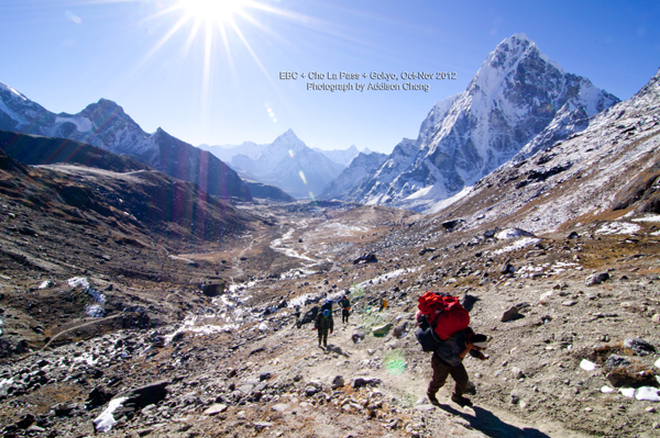 Crossing Cho La Pass via Dzongla