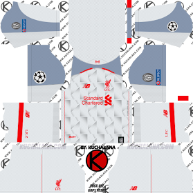 Liverpool FC 2018/19 UCL Kit - Dream League Soccer Kits