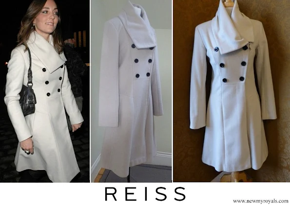 Kate Middleton wore Reiss Olivia Double Breasted Coat